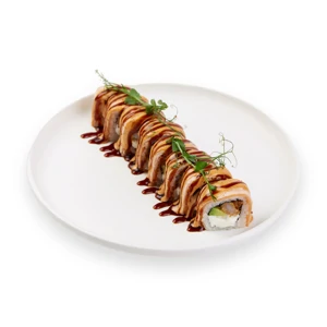 Креветка темпура/острый лосось